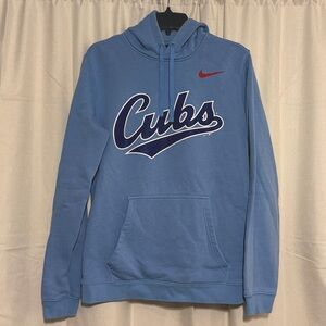 Men’s Sky Blue Nike Cubs Hoodie